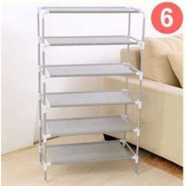 Planet Gates 6 layers Shoe Cabinet Non-woven Shoes Racks Storage Large Capacity Home Furniture DIY Simple 5 layers Free Shipping