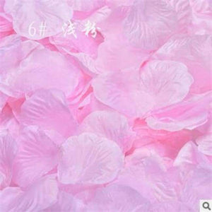 Planet Gates 6 Light pink Wedding Decor 1000 pcs/lot Atificial Flowers Wholesale Polyester Wedding Rose Petals Wedding Birthday Accessories