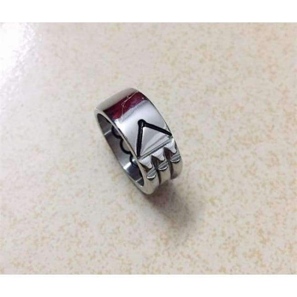 Planet Gates 6 / mix gold Seven Blessings S spinning ring with stainless steel talisman amulet atlantis ring for women men silver gold two colors