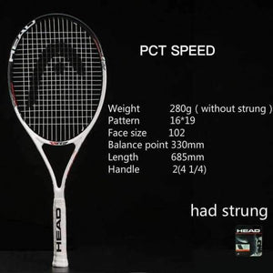 Planet Gates 6 Original Head tennis racket  Tenis Masculino Tenis Raketi for women and mens carbon composite  Raquete De Tenis with strung