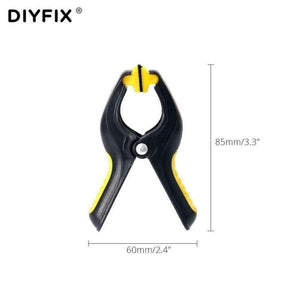 Planet Gates 6 Pcs 3.3inch Plastic Clip Fixture Fastening Clamp for Mobile Phone Tablet Glued LCD Screen Repair Tools