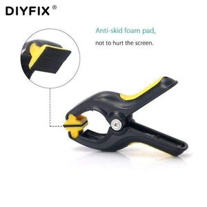 Planet Gates 6 Pcs 3.3inch Plastic Clip Fixture Fastening Clamp for Mobile Phone Tablet Glued LCD Screen Repair Tools
