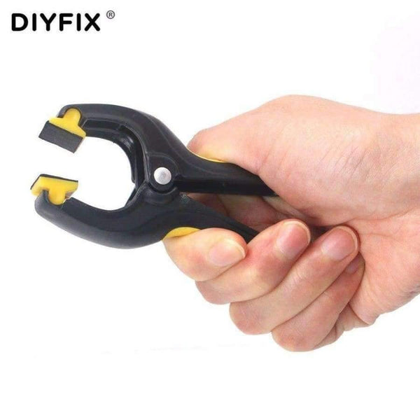 Planet Gates 6 Pcs 3.3inch Plastic Clip Fixture Fastening Clamp for Mobile Phone Tablet Glued LCD Screen Repair Tools