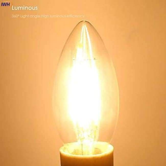 Planet Gates 6 pcs IWHD 4w E14 LED Candle Bombillas Vintage Lamp Vintage Light Bulb Filament Edison Bulb Lamp Ampoule Industrial Decorative