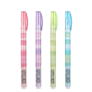 Planet Gates 6 Pcs/Lot Camouflage Gel Pen Fresh Color 0.5mm Ballpoint Black Ink Pens For Writing Stationery Pencil School Supplies