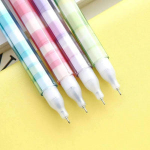 Planet Gates 6 Pcs/Lot Camouflage Gel Pen Fresh Color 0.5mm Ballpoint Black Ink Pens For Writing Stationery Pencil School Supplies