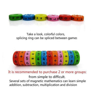 Planet Gates 6 Pcs/set Montessori Educational Toys Magnetic Baby Kids Math Mathematics Learning Puzzles Sensory Developing Toys for Children