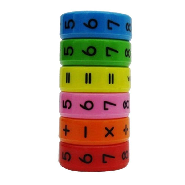 Planet Gates 6 Pcs/set Montessori Educational Toys Magnetic Baby Kids Math Mathematics Learning Puzzles Sensory Developing Toys for Children