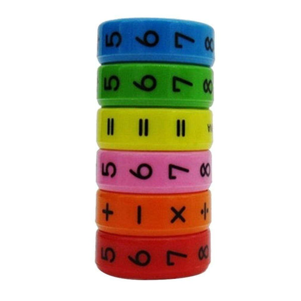 Planet Gates 6 Pcs/set Montessori Educational Toys Magnetic Baby Kids Math Mathematics Learning Puzzles Sensory Developing Toys for Children