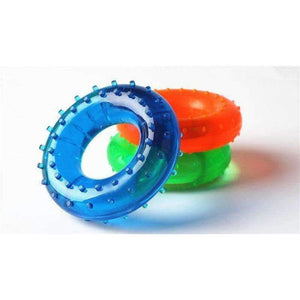 Planet Gates 6 Pcs/Set Multi-functional Fitness Body Building Equipments Hand Grip Ring Massage Ball Resistance Ring Yoga Strips