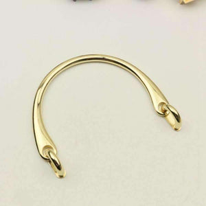 Planet Gates (6 pieces/lot) Metal Bag Handle For Handbags Parts DIY Accessories Light Gold Gunmetal U Shape Metal Bag Handle Purse Frames