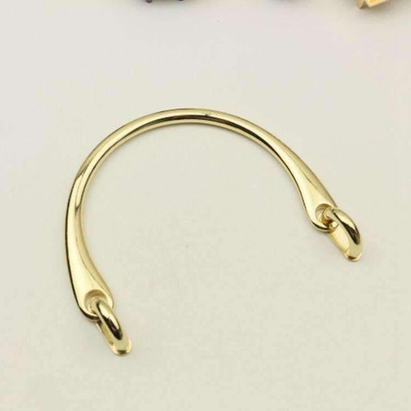 Planet Gates (6 pieces/lot) Metal Bag Handle For Handbags Parts DIY Accessories Light Gold Gunmetal U Shape Metal Bag Handle Purse Frames