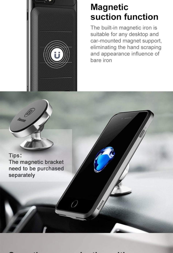 Planet Gates 6 Plus 6s Plus Black / China Baseus Battery Case For iPhone 6 6s 6 Plus 3600mAh Battery Power Bank Case For iPhone 6s Plus Charger Case Phone Powerbank Cases