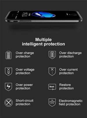 Planet Gates 6 Plus 6s Plus Black / China Baseus Battery Case For iPhone 6 Plus 6s Plus Powerbank Charger Case For iPhone 6S Plus Battery Charging Case Power Bank Case