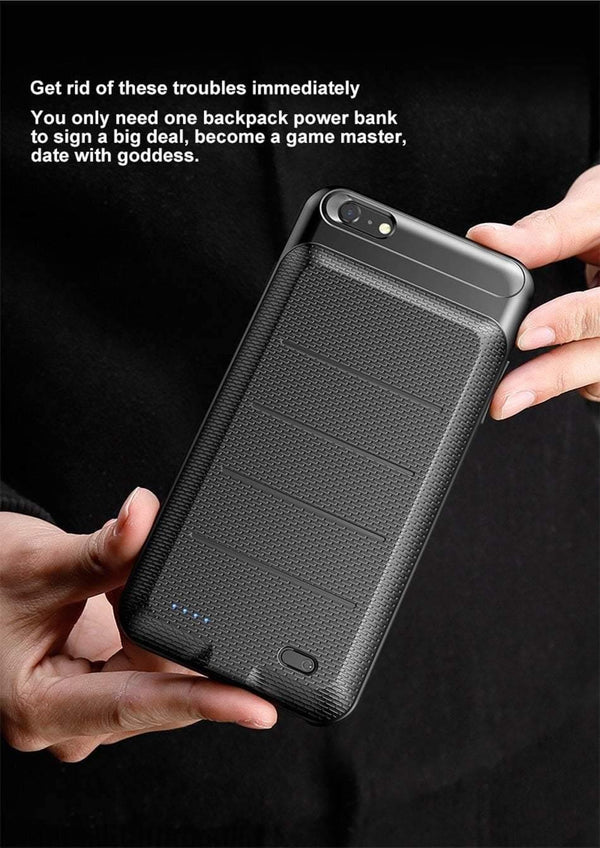 Planet Gates 6 Plus 6s Plus Black / China Baseus Battery Case For iPhone 6 Plus 6s Plus Powerbank Charger Case For iPhone 6S Plus Battery Charging Case Power Bank Case