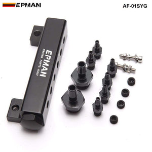 Planet Gates 6 Ports 1/8 NPT Aluminum Turbo Wastegate Boost Vacuum Intake Manifold Kit For Nissan Fits: More than one AF-01SYG