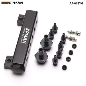 Planet Gates 6 Ports 1/8 NPT Aluminum Turbo Wastegate Boost Vacuum Intake Manifold Kit For Nissan Fits: More than one AF-01SYG