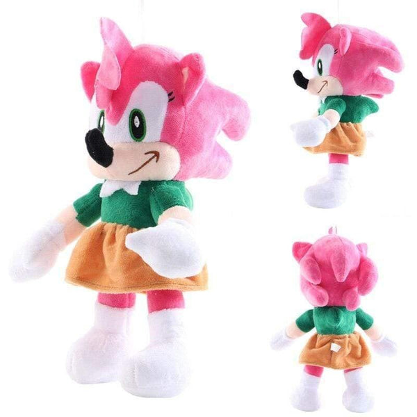 6 Style Sonic Plush Doll Toys Sonic Shadow Amy Rose Knuckles Tails Plush Toys Cotton Soft Stuffed Gift For Kids Christmas