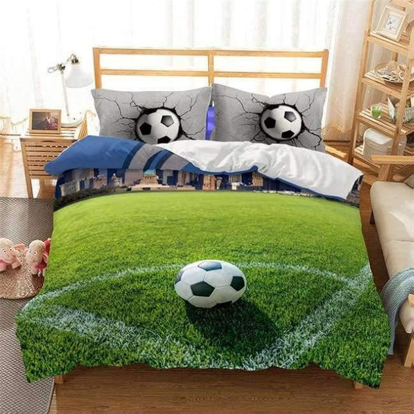 Planet Gates 6 / US twin / China 3D Bedding Set football Print Duvet cover set lifelike bedclothes with pillowcase bed set home Textiles #2-5