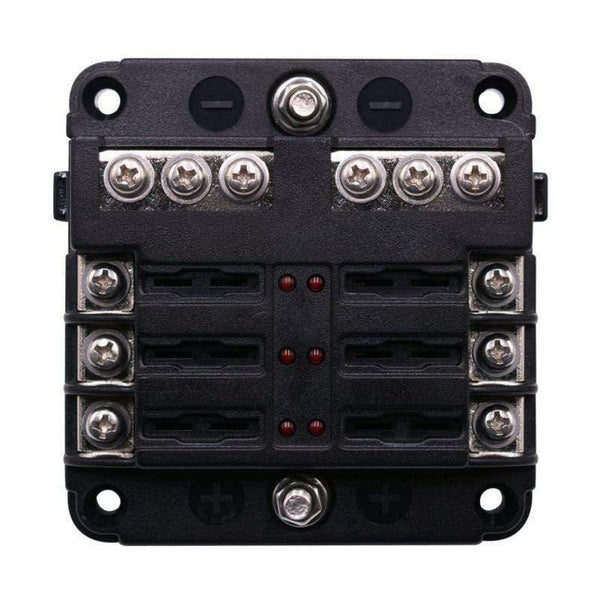 6 Way Blade Fuse Holder Box Block Case for 32V Car Truck Boat Marine Bus Automotive