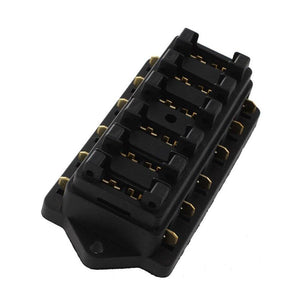 6 Way Fuse Holder Box Car Vehicle Circuit Blade Block With Fuse Block Car Electronics Accessories Auto Replacement