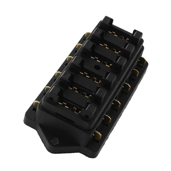6 Way Fuse Holder Box Car Vehicle Circuit Blade Block With Fuse Block Car Electronics Accessories Auto Replacement