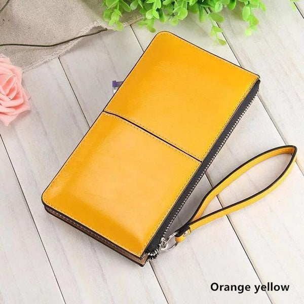 Planet Gates 6 Women wallets Candy Oil Leather Wallet Long Design Day Clutch Casual Lady Cash Purse Women Hand Bag Carteira Feminina A4