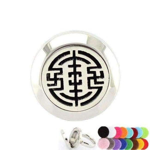 Planet Gates 6 / world 20mm Silver Flower of Life Ring Aromatherapy/Essential Oils 316L S.Steel Perfume Diffuser Locket Ring Fashion 2018 with Free Pad
