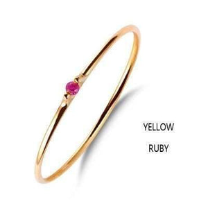 Planet Gates 6 / YellowGold Ruby 18k Pure Gold Women Ruby Miss Girl Gift New Hot Sale Party Trendy  Good Discount Natural Real 18 K Customize