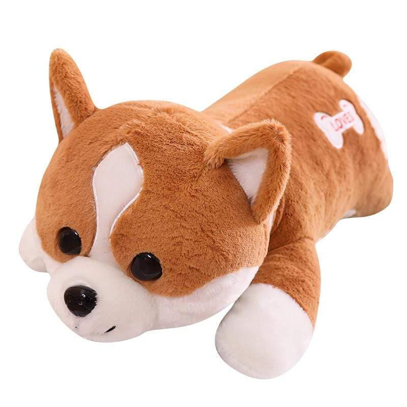 Planet Gates 60-100cm Cute Corgi Dog Plush Toy Stuffed Soft Animal Shiba Inu Chai Pillow Cartoon Christmas Gift for Kids Children Girls