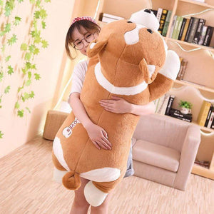 Planet Gates 60-100cm Cute Corgi Dog Plush Toy Stuffed Soft Animal Shiba Inu Chai Pillow Cartoon Christmas Gift for Kids Children Girls