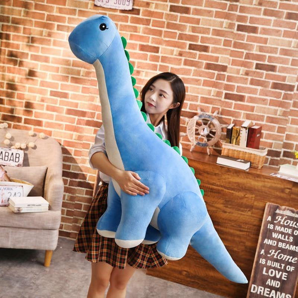 60/80cm Cute Cartoon Long Neck Dinosaur Plush Toys Stuffed Plush High Quality Dolls Children Gift Birthday Christmas Brinqedos