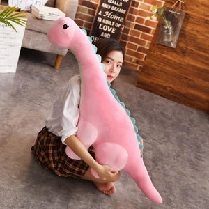 60/80cm Cute Cartoon Long Neck Dinosaur Plush Toys Stuffed Plush High Quality Dolls Children Gift Birthday Christmas Brinqedos