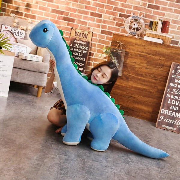 60/80cm Cute Cartoon Long Neck Dinosaur Plush Toys Stuffed Plush High Quality Dolls Children Gift Birthday Christmas Brinqedos