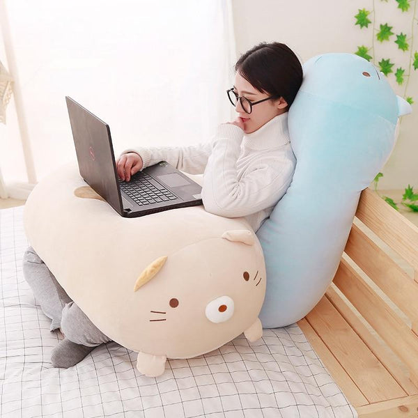 Planet Gates 60/90cm Giant Corner Bio Pillow Japanese Animation Sumikko Gurashi Plush Toy Stuffed Soft Cartoon Kids Girls Valentine Gifts