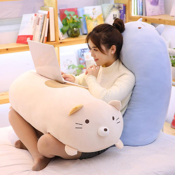 Planet Gates 60/90cm Giant Corner Bio Pillow Japanese Animation Sumikko Gurashi Plush Toy Stuffed Soft Cartoon Kids Girls Valentine Gifts