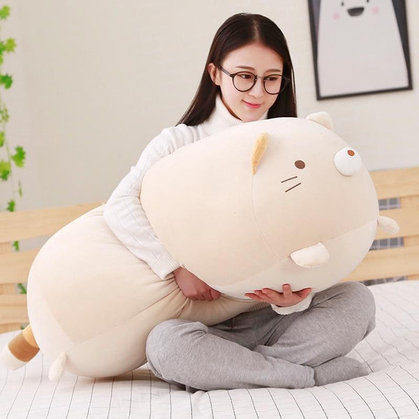 Planet Gates 60/90cm Giant Corner Bio Pillow Japanese Animation Sumikko Gurashi Plush Toy Stuffed Soft Cartoon Kids Girls Valentine Gifts