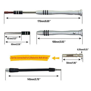 Planet Gates 60 in 1 Magnetic Screwdriver Set Precision Screwdriver Tool Kit for Cell Phone Tablet Compact Repair Maintenance