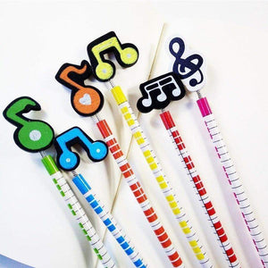 Planet Gates 60 Pcs/lot  Music Standard Pencils Happy Christmas Gift For  students Children Office Stationery School Writing pen Supplies