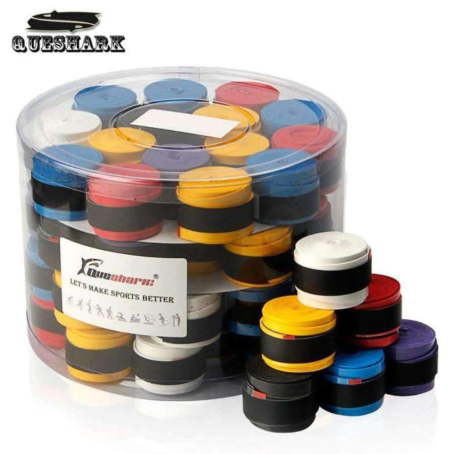 Planet Gates 60 Pcs Sports Tennis Racket Overgrips Anti-skid Fishing Rod Badminton Tennis Sweat Absorbed Wraps Tapes Grips Sweatband