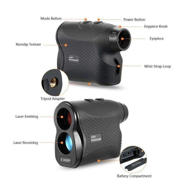 Planet Gates 600/900M Laser Rangefinder Golf Hunting Measure Telescope Digital Monocular Laser Distance Meter Speed Tester Laser Range Finder