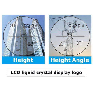 Planet Gates 600 m Hunting Laser Rangefinder Monocular Telescope Golf Rangefinder with Flagpole Locked Distance Speed Measuring Rangefinder