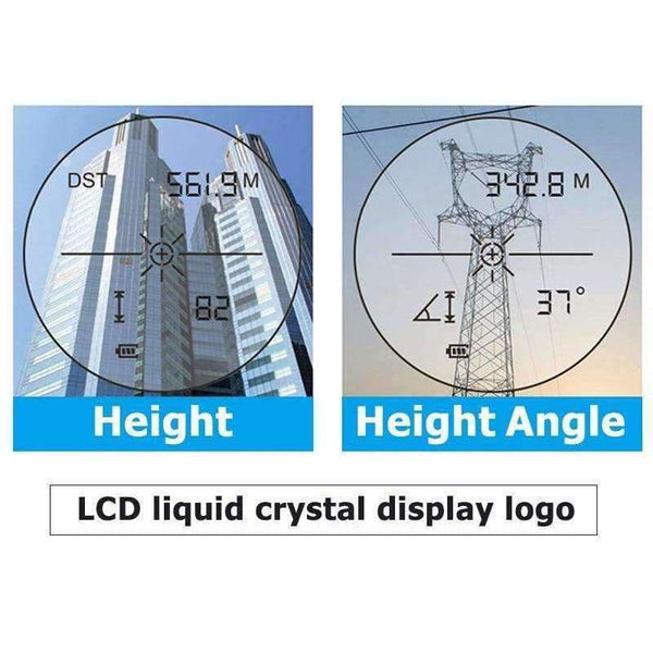 Planet Gates 600 m Hunting Laser Rangefinder Monocular Telescope Golf Rangefinder with Flagpole Locked Distance Speed Measuring Rangefinder