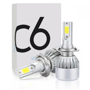 Planet Gates 6000K / 2400Lm / H1 Car Headlight H4 LED Bulbs 9003 HB2 H13 9008 9004 9007 H1 H3 H7 H8 H9 H11 9005 HB3 9006 HB4 880 H27 Auto Headlamp Lights Bulb