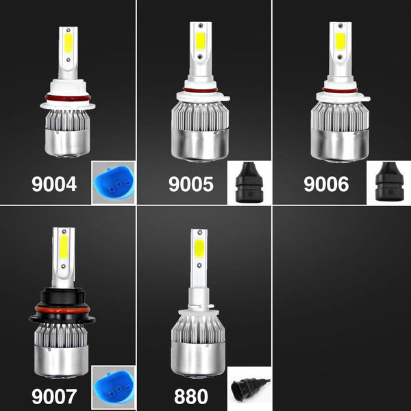 Planet Gates 6000K / 2400Lm / H1 Car Headlight H4 LED Bulbs 9003 HB2 H13 9008 9004 9007 H1 H3 H7 H8 H9 H11 9005 HB3 9006 HB4 880 H27 Auto Headlamp Lights Bulb