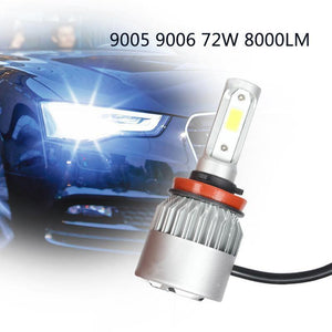 Planet Gates 6000K Cold White / 9004 1 Pair Led Headlight H7 LED H3 H11 H27 HB3 HB4 9006 LED 72W 8000LM Car Headlight H4 Led Bulbs H13 9007 Car Light Car Accessories