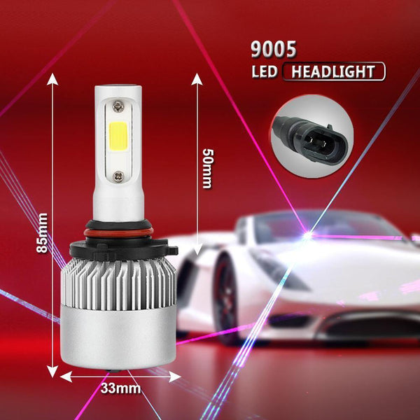 Planet Gates 6000K Cold White / H27/880 S2 LED 12V Headlight bulb H1 H3 H4 LED H7 H11 H13 880 9004 9005 HB3 9006 HB4 9007 80W 6000K Long Lasting Service Life Car Light