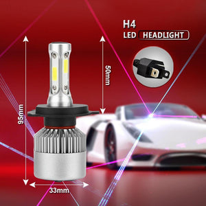 Planet Gates 6000K Cold White / H27/880 S2 LED 12V Headlight bulb H1 H3 H4 LED H7 H11 H13 880 9004 9005 HB3 9006 HB4 9007 80W 6000K Long Lasting Service Life Car Light