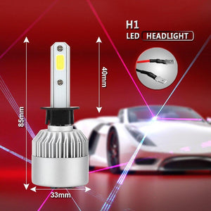 Planet Gates 6000K Cold White / H27/880 S2 LED 12V Headlight bulb H1 H3 H4 LED H7 H11 H13 880 9004 9005 HB3 9006 HB4 9007 80W 6000K Long Lasting Service Life Car Light