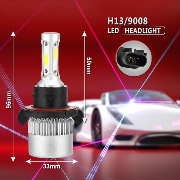 Planet Gates 6000K Cold White / H27/880 S2 LED 12V Headlight bulb H1 H3 H4 LED H7 H11 H13 880 9004 9005 HB3 9006 HB4 9007 80W 6000K Long Lasting Service Life Car Light